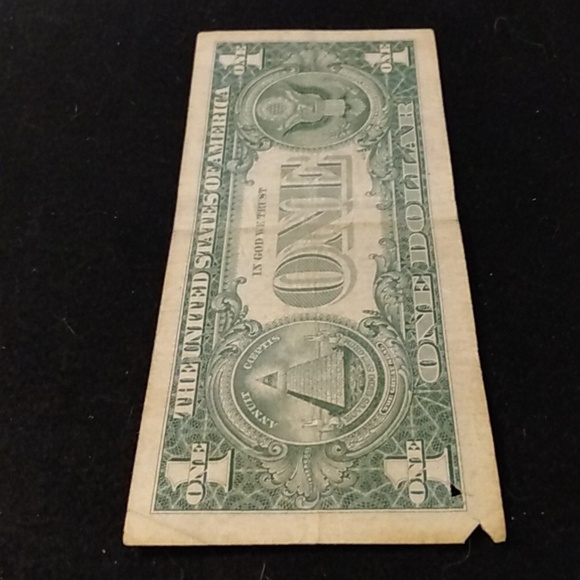 One 1957 B Blue Seal $1 Dollar Silver Certificate Old US One Dollar Bill - Picture 4 of 7